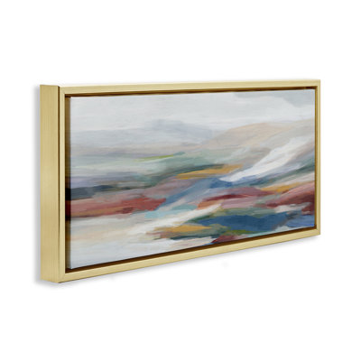 Cadre flottant Vivid Terrain Landscape, design par Hannah Dawson