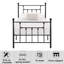 Single Double Size Bed Frame, Metal Platform Beds with Headboard and Footboard, Steel Slat Support, No Box Spring Needed, Easy Assembly-1243844765-1243844762