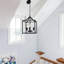 Luminaire suspendu industriel Doersten Lantern Chandelier Black