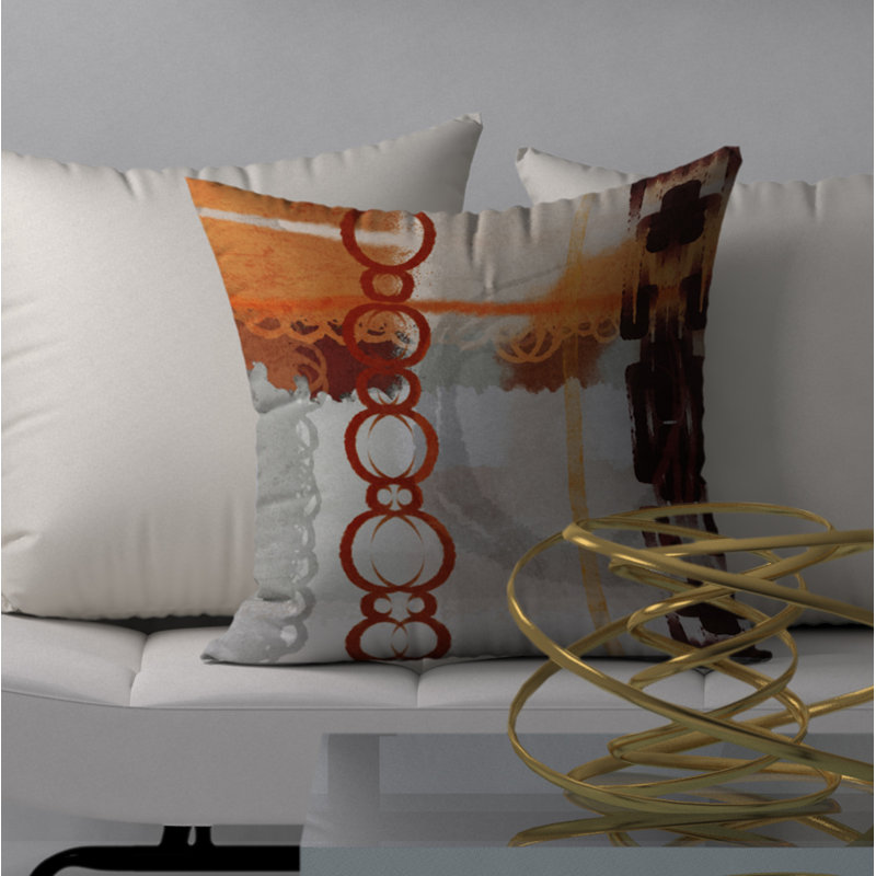  Housse de coussin carré et insert, 18" x 18"