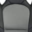 Wade Logan Abdulrahman Adjustable Reclining Ergonomic Swiveling PC & Racing Game Chair in Black/Grey