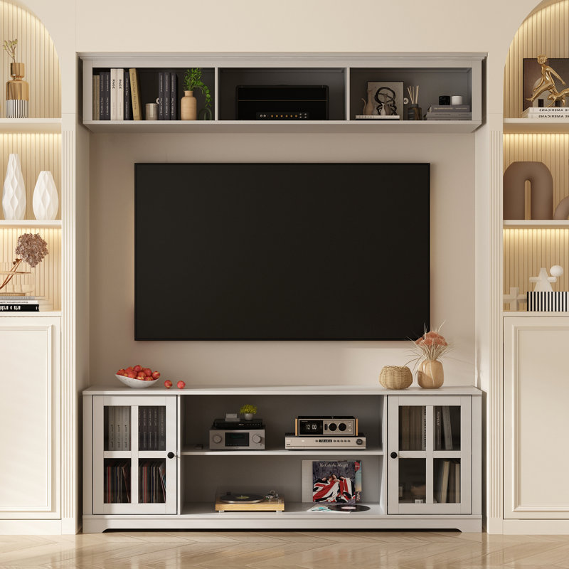 Maylani TV Stand for TVs up to 65", Gray
