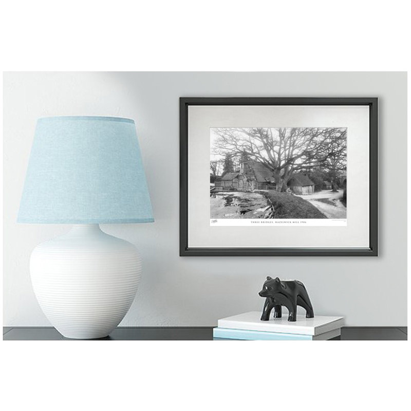 Three Bridges, Hazelwick Mill 1906 by Francis Frith - Single Picture Frame Print, 28cm H x 36cm W x 2.3cm D