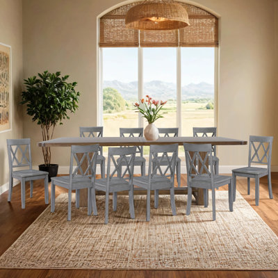 Brookner Wood Cross-Back Dining Chairs