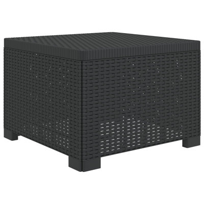  Garden Sofa Rattan Look PP Outdoor Seating Contemporary Furniture Couch