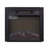 18" Electric Fireplace Insert, 1400W 120V,Equipped With Remote Control, Ultra Thin Heater With Log Set And Realistic Flame