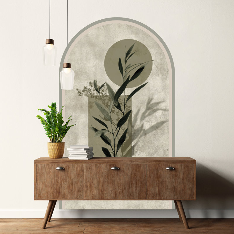Adhésif décoratif peler et coller Modern Olive, H 48 po x l 28 po 