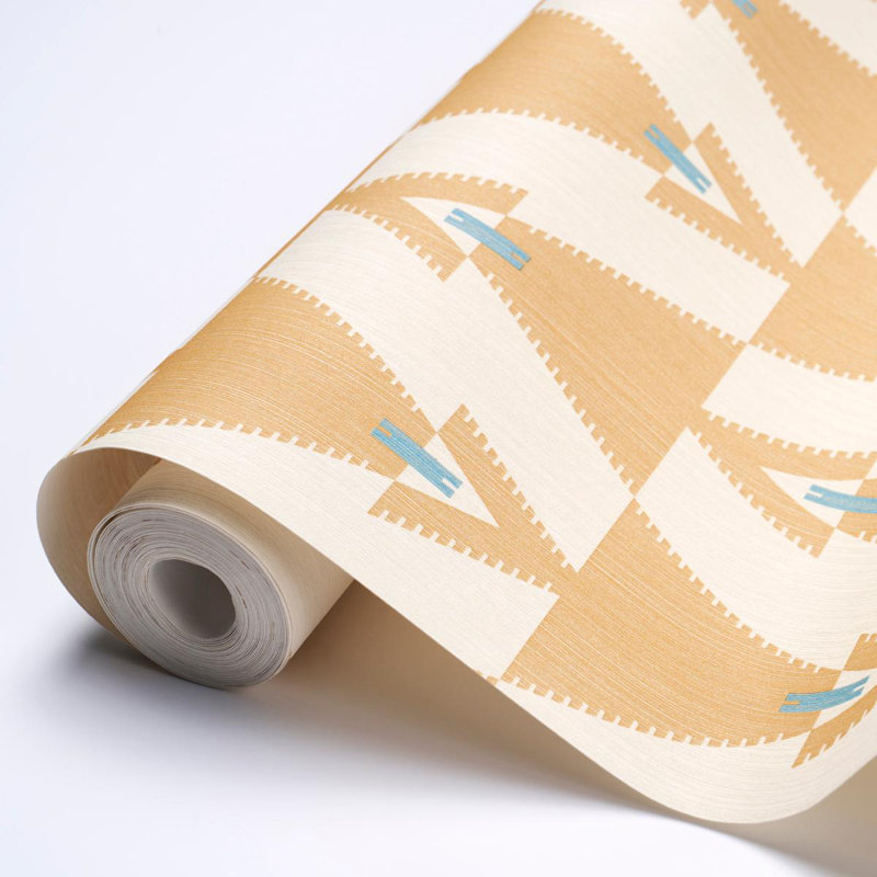 Papier peint Schumacher x A Rhum, Structure alvéolaire