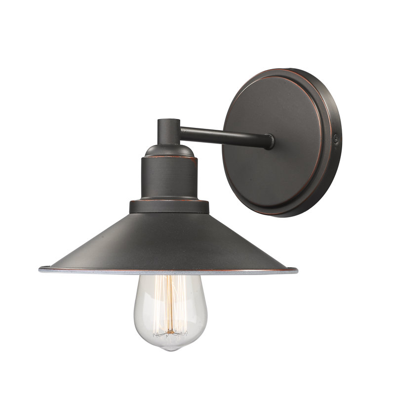 Applique murale 1 lumière pour salle de bain Alyias, Bronze vieilli