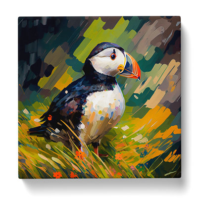 Puffin Post-Impressionism No.1 - No Frame Print