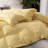 Waffle Weave Duvet Cover Set Cotton and Linen Blend Textured-110476432-110476436