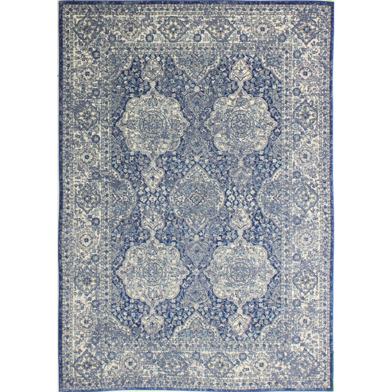 Floral Indoor Rug, Rectangle 5' x 7'6"