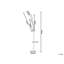 Abe 145cm LED Torchiere Floor Lamp