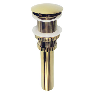 Kingston Brass Coronel Brass Push Pop-Up Bathroom Sink Drain