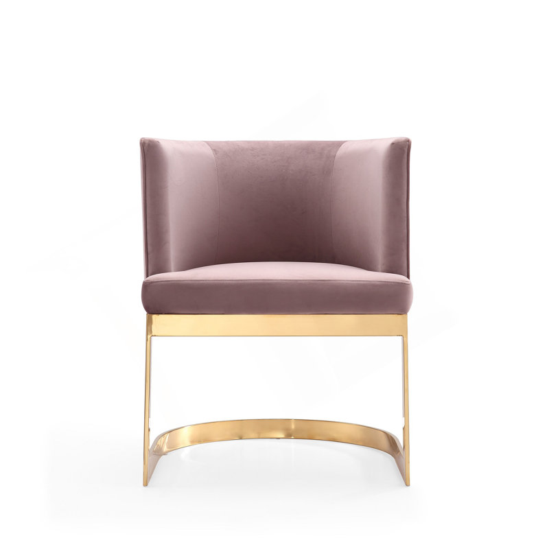 Chaise de salle à manger en rosé
