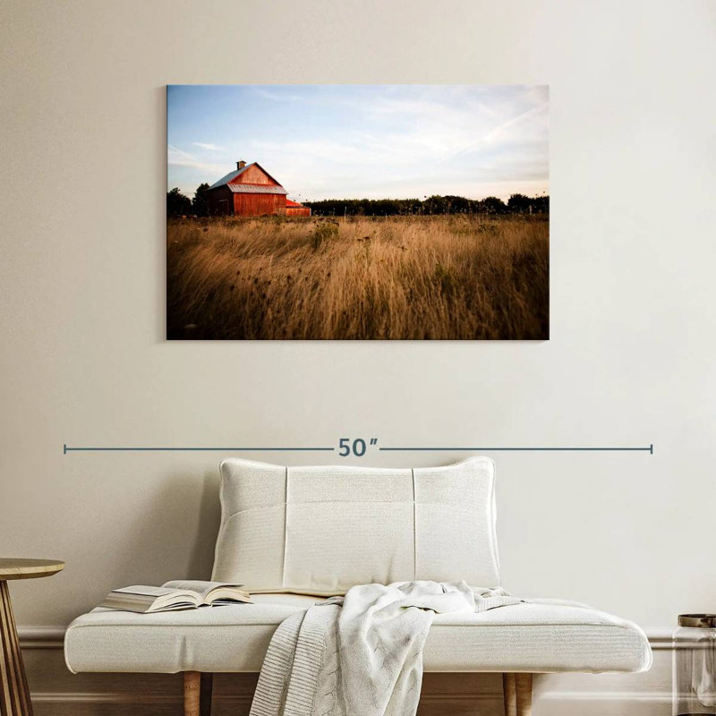 Paisible campagne paisible, H 26 po x l 39 po