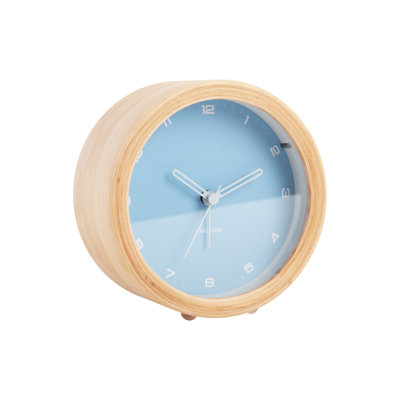 Numerical Wood Mechanical Alarm Tabletop Clock