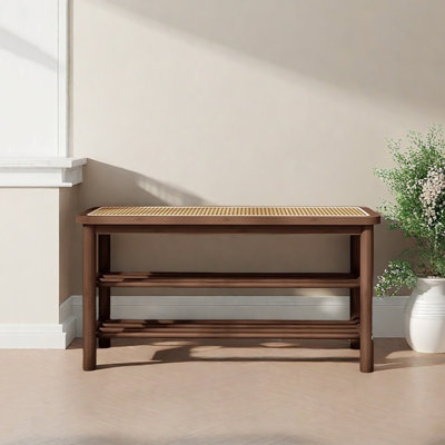 Banc de rangement pour chaussures 23,6 po