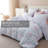 Duvet Cover Set Pink Bowknot And Blue Printed Designcozy Bedding Set Microfiber Comforter Cover With Zipper Closure-117301314