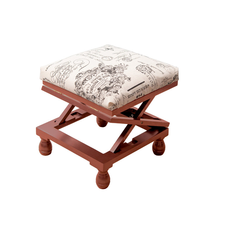Leonard 3-position Deep Padded Footstool, Oak