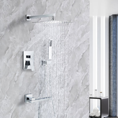 Complete Shower System with Rough in-Valve