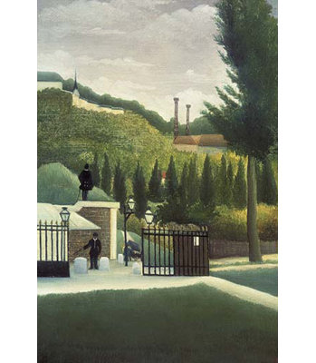 La barrière de péage de henri rousseau-impression