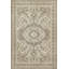 Tapis crème lavable à la machine à motif floral traditionnel crème-407821704