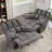 Tayani 43.7" W Modern Chenille Upholstered Rocker Manual Recliner (Set of 2)-962163482