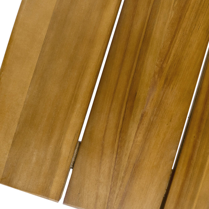Table d'extérieur en bois - avec finition et support de bar industriel rustique en fer pour une utilisation durable