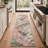 Ascentia Chinoiserie Oriental Landscape Scenery Washable Area Rug with Non-Slip Backing-149992131
