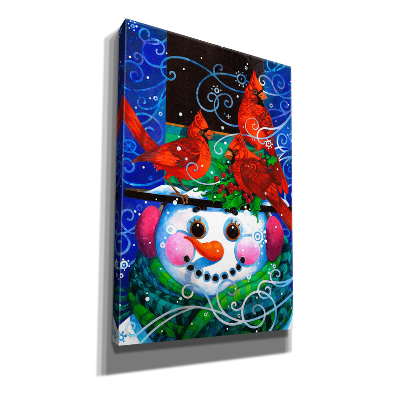 «The Snowy Night» par David Galchutt, art mural sur toile, H 60 po x l 40 po x P 1,5 po