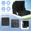 Coussins de table d'appoint pour terrasse en rotin