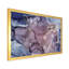 Gris et mauve, encre de marbre, impression sur toile murale moderne-67231687-67231684