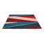 Hand Tufted Area Rug in Red/Blue-1231590984
