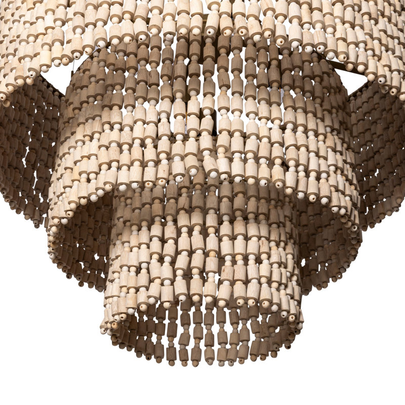 Wood Chandeliers - Discarded Disc - Clifton