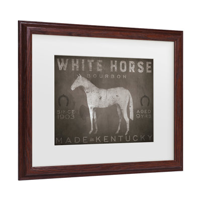«White Horse With Words» par Ryan Fowler