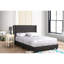 Lit rembourré noir Elegant Relax Pleasurable