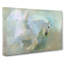 White Pegasus Horse In Flight In Abstract - Wrapped Canvas Painting-55299822