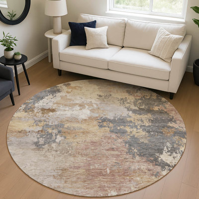 Machine Washable Indoor/Outdoor Jadiel ACN2367 Abstract Rug