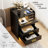 Eaden 3 Drawer Nightstand With Light-954609222