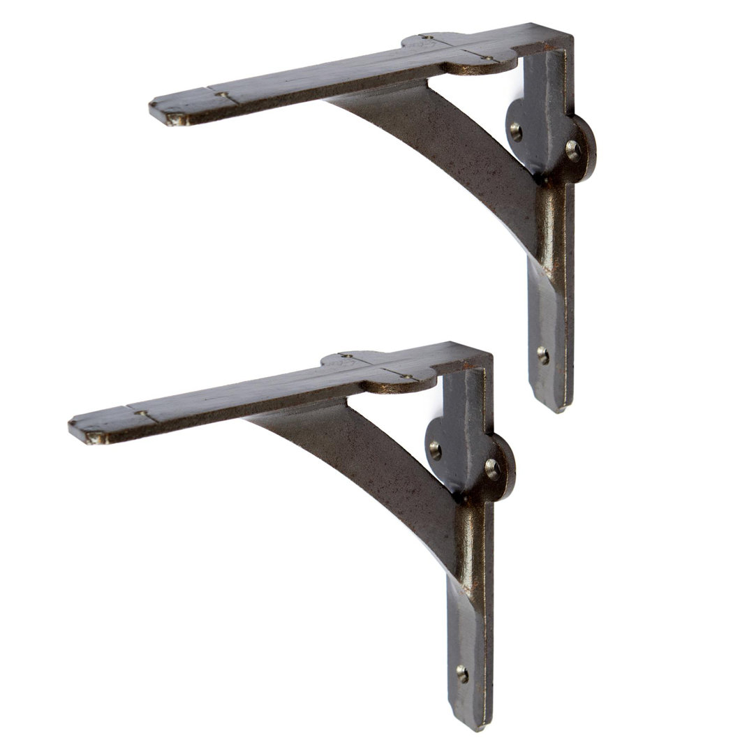 Hammer & Tongs - Iron Shelf Bracket - D150mm - Raw