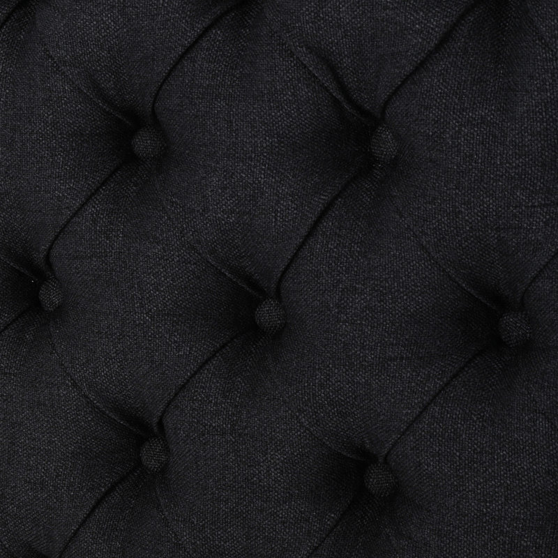 Queen Bed Headboard In Charcoal Grey, Upholstered, Stylish Touch Grey For Bed, Fashionable Edge, Charcoal Gray