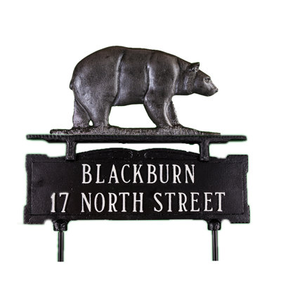 2-Line Lawn Address Sign