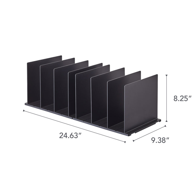 Closet Organizers and Shelf Dividers for Storage (8.25 x 11 in 6