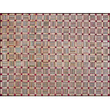 Antique Allover Geometric Hooked - Loop Pile Rug