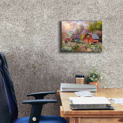 «Horse Farm Glen» par Nicky Boehme, art mural sur toile