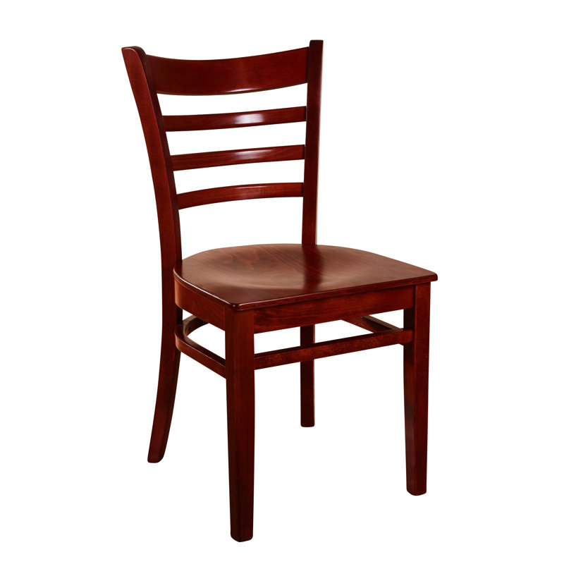 Chaise d'appoint Lindberg, Acajou