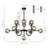 Rael 13 - Light Sputnik Modern Linear Glass Bubble Chandelier-1857393726