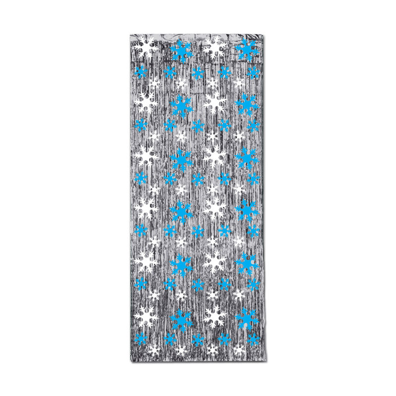 Rideau de Noël flocons de neige 1 lumière Gleam 'N