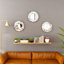Beveled Frameless Gear Accent Wall Mirror